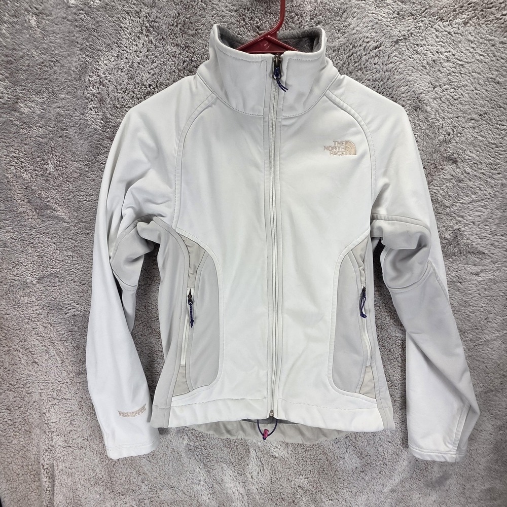 The North Face Jacket Womens Small White Summit Series Windstopper Softshell
